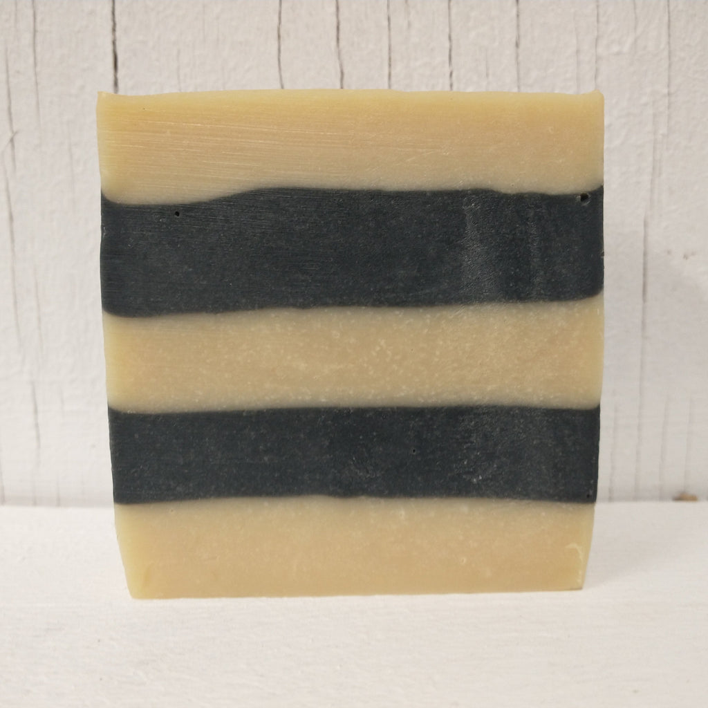 Phase One - Goat Milk Soap Inspired by Navajo Chief's Blanket with Activated Charcoal