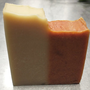 Mother Earth Goat Milk Soap Colored with Real Paprika